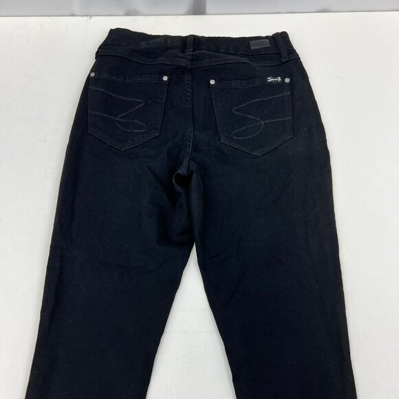 Seven7 Women’s Tummyless Skinny Jeans Black Size 6 - Picture 5 of 9